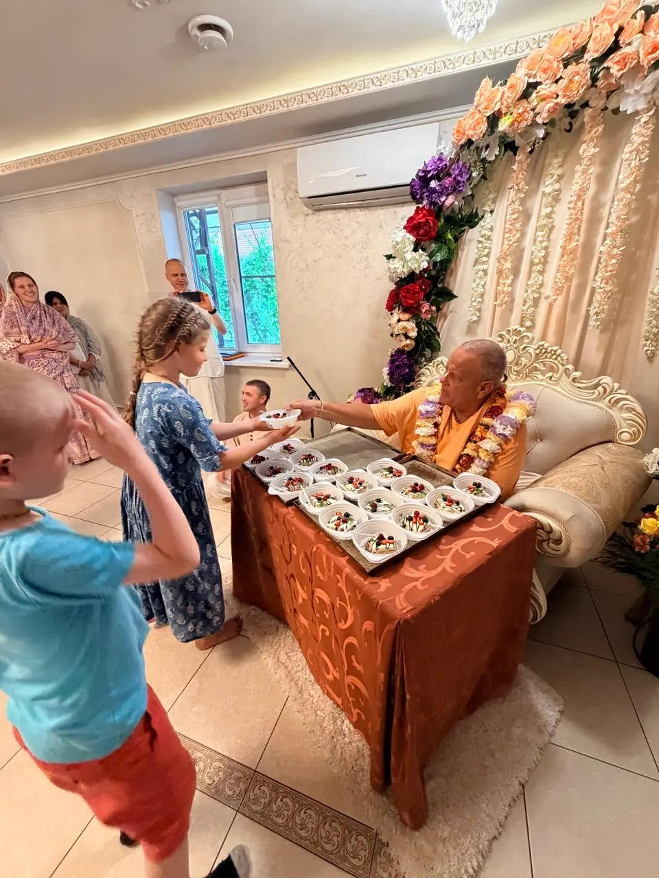 Prasadam distribution 1