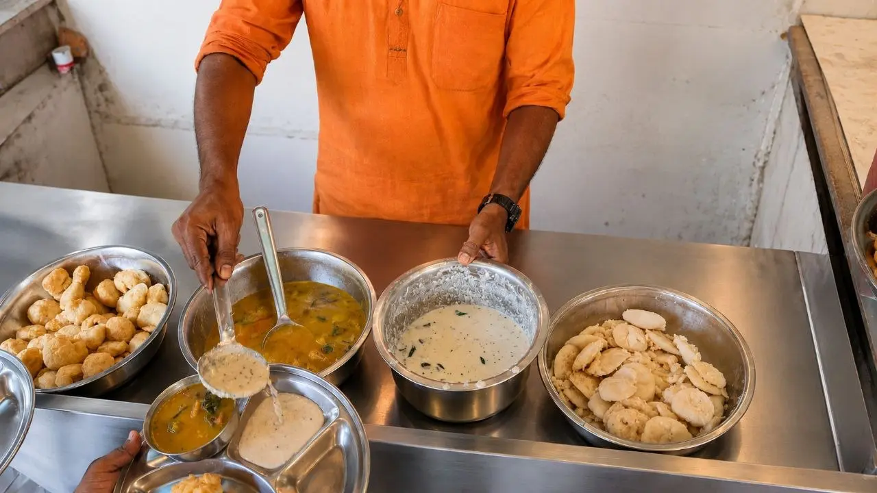 Prasadam distribution 8